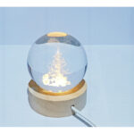 Crystal Ball+Light Base Christmas Tree
