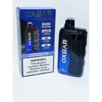 Ox Bar Tri-Fusion Rechargeable Disposable-50k Puffs Pomegranate Blueberry Ice
