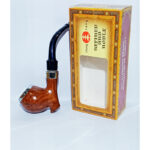 Old man tobacco pipe