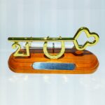 Gold Wooden 21st Key