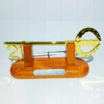 Gold Wooden 21st Key