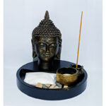 Meditation Buddha Head Zen Garden