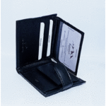 Black Wallet-Flap Over Multi Card