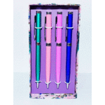 Exquisite Peacock 4 Piece Pen Set