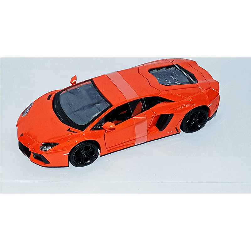 LAMBO-ORANGE-A Maisto Lamborghini Aventador Coupe' 1:24 - Image 1