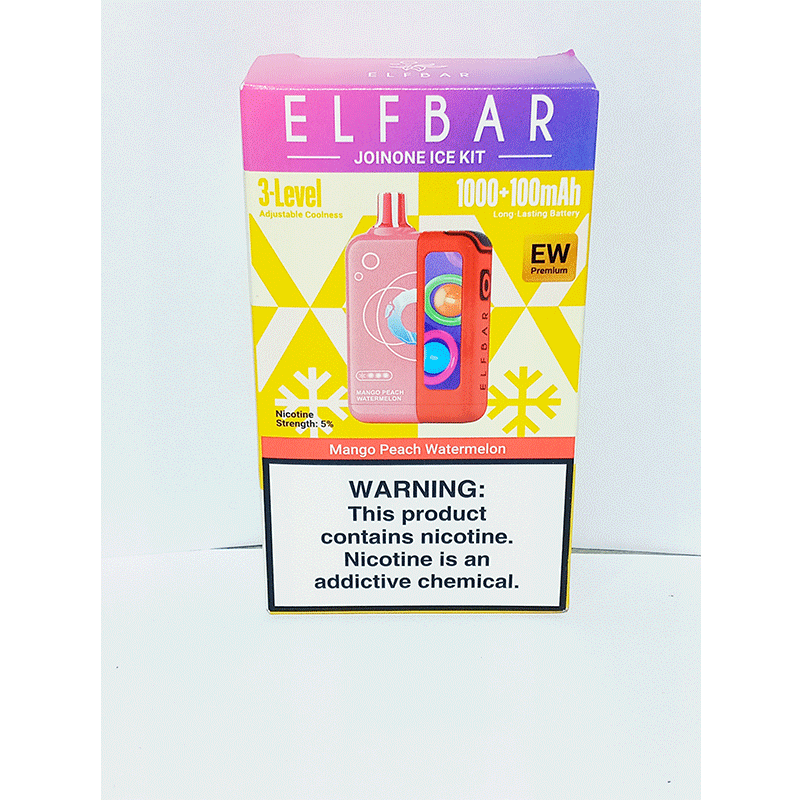 MANGO-PEACH-WATER-KIT Elf Bar Joinone Ice Kit-Mango Peach Watermelon 16k - Image 1