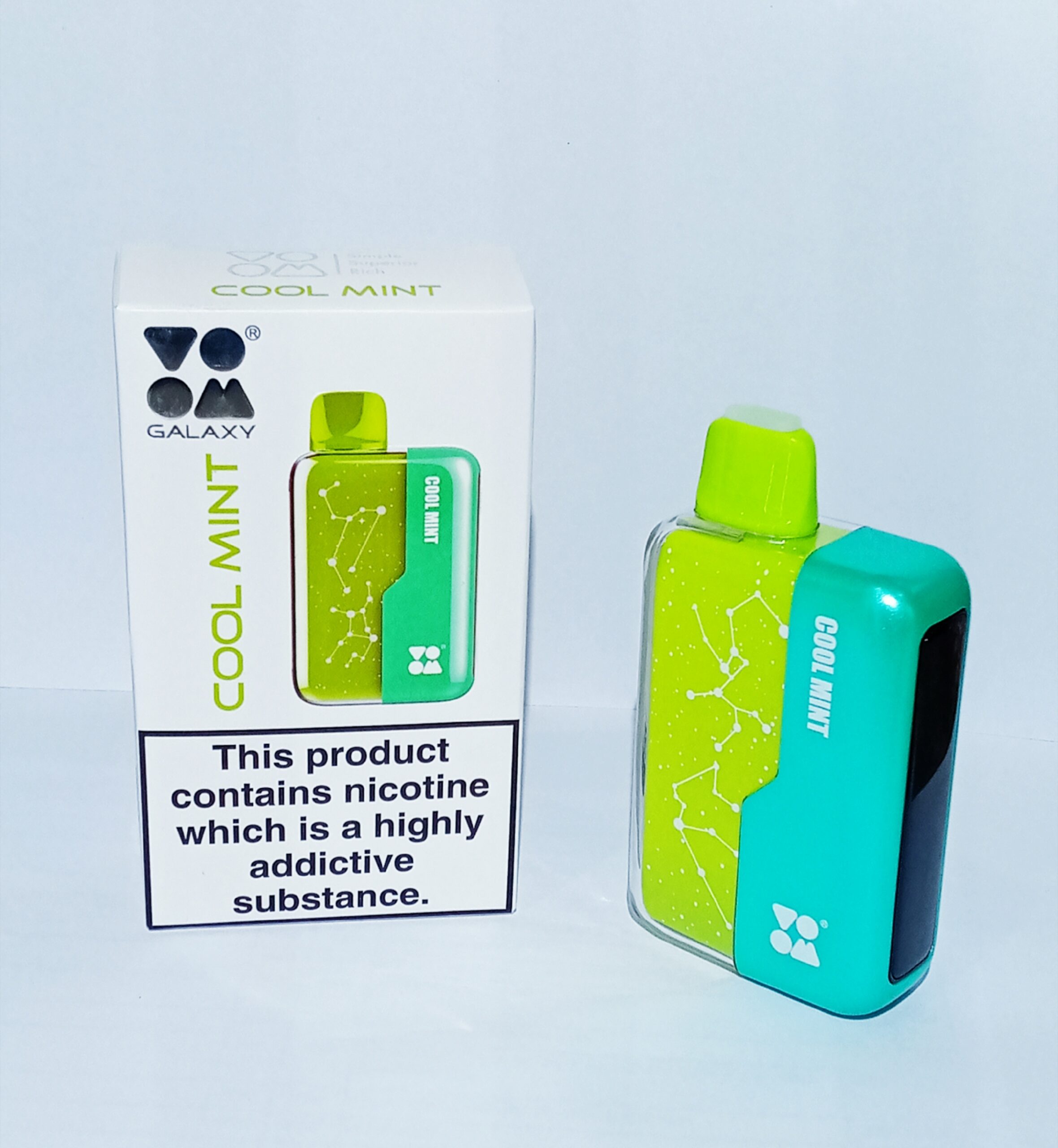 20251130_120803 Voom Galaxy Rechargeable Disposable Vape- 10K Cool Mint - Image 1