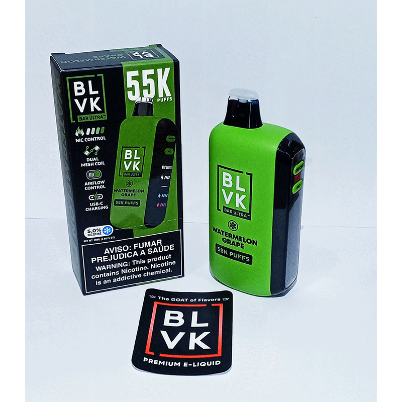55k-watermelon-grape Blvk Bar Ultra Rechargeable Disposable-55k Puffs Watermelon Grape - Image 1