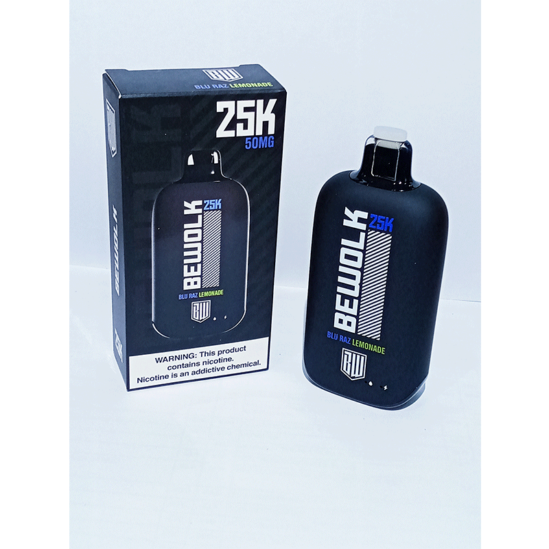 BLUE-RAZZ-LEMONADE Bewolk 25k Rechargeable Disposable Vape-Blue Raz Lemonade - Image 1