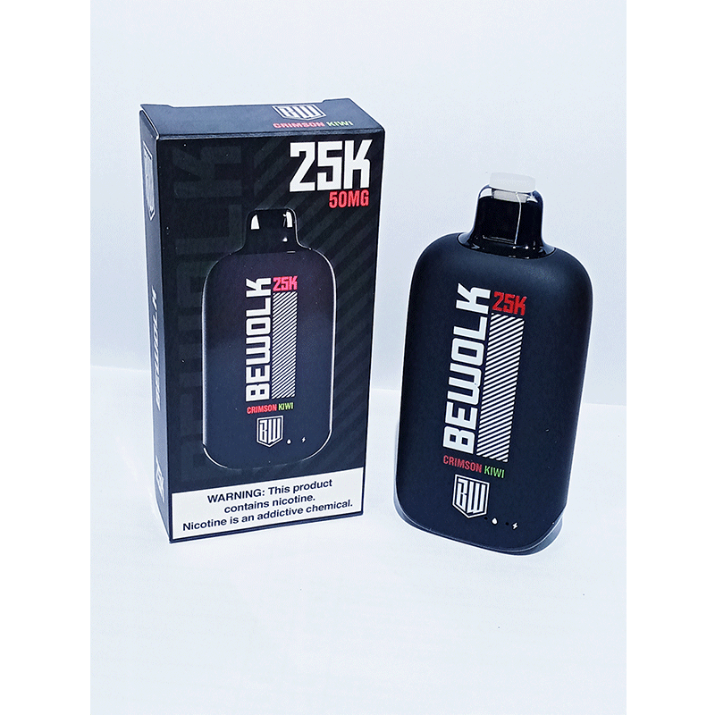 CRIMSON-KIWI Bewolk 25k Rechargeable Disposable Vape-Crimson Kiwi - Image 1