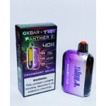 Ox Bar Panther X Rechargeable Disposable-40k Puffs Cranberry Grape