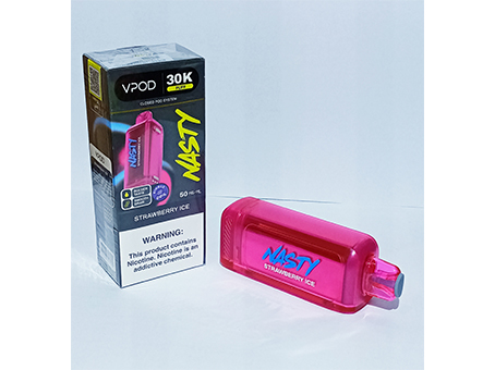 STRAW-ICE Nasty Versa Pod Only-Strawberry Ice 30k Puffs - Image 1