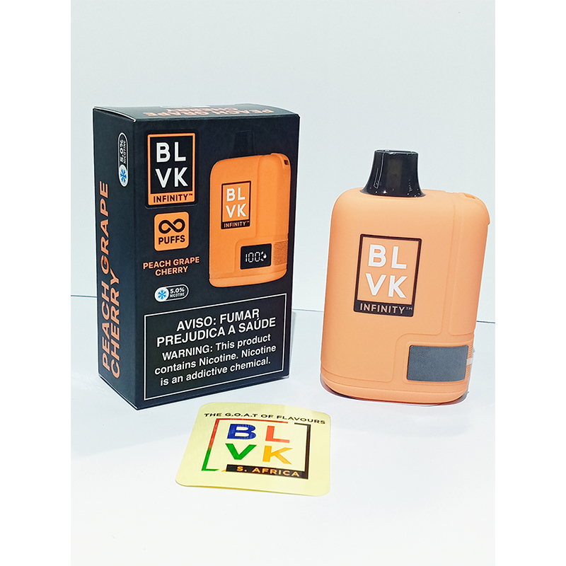 BLVK INFINITY-Peach Grape Cherry Disposable Vape