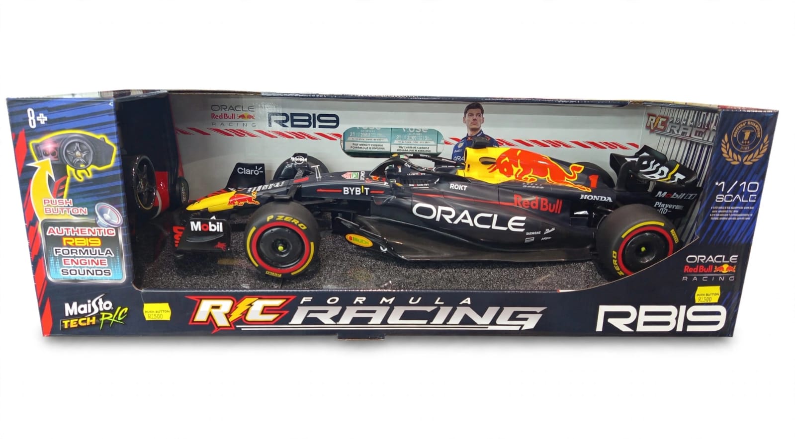 IMG-20260831-WA0012 Maisto Tech #1 Max Verstappen Remote Control Formula Racing Car 1:10 #82772 - Image 1
