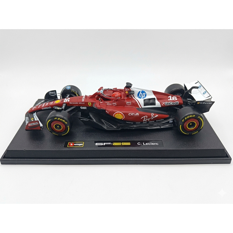 8163-RED-2 Burago 1:18 Scuderia Ferrari SF-24 Formula 1 Car - Image 1