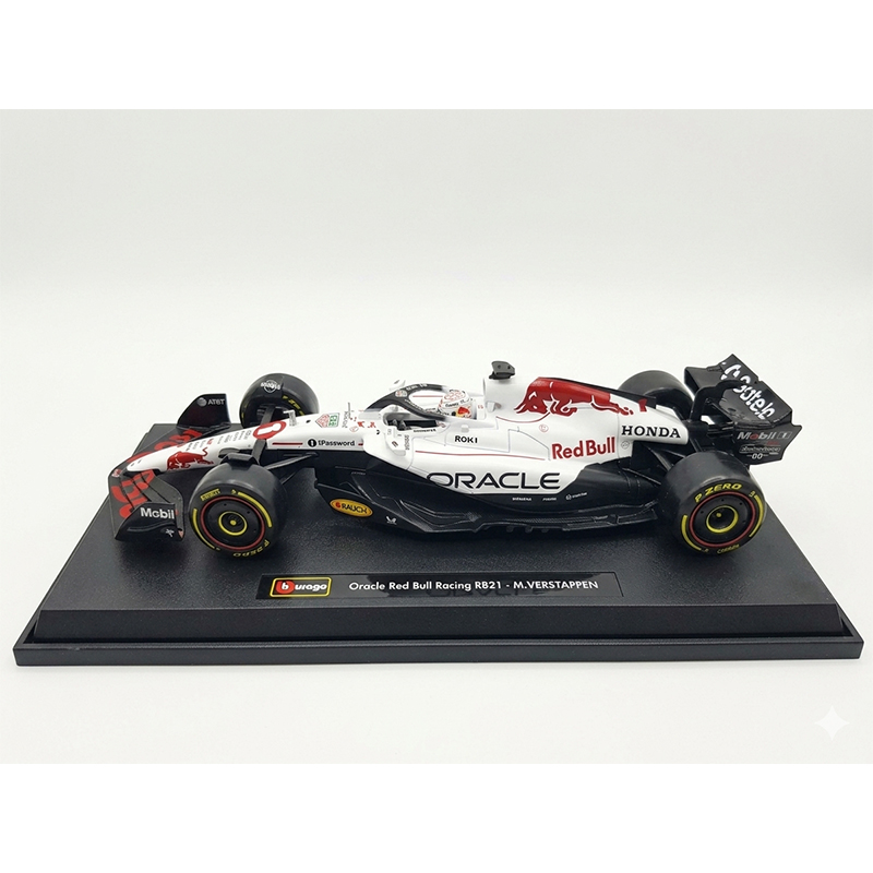BURAGO-3820 Burago 1:18 Oracle Red Bull Racing RB21 (2025 Japan GP Edition- Max Verstappen) - Image 1