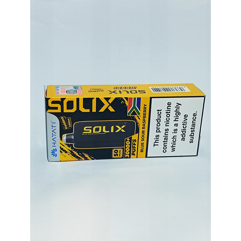 BLUE-SOUR-RASP Hayati Solix Rechargeable Disposable-30k Puffs Blue Sour Raspberry - Image 1