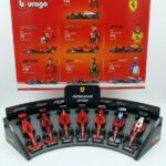 Burago 1:43 Formula Racing Ferrari Car Set (7-Pack)
